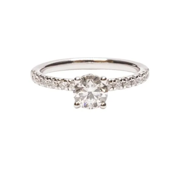 D. Geller Collection 14K Lab Grown Diamond Halo Engagement Ring D. Geller & Son Jewelers Atlanta, GA