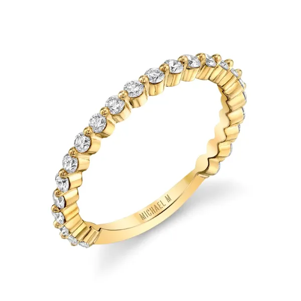 Michael M 18K Diamond 3/4 Eternity Band Image 2 D. Geller & Son Jewelers Kennesaw, GA