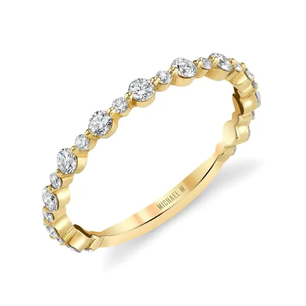 Michael M 18K Diamond Stackable Band Image 2 D. Geller & Son Jewelers Kennesaw, GA