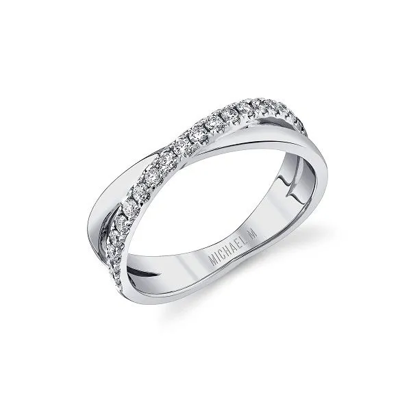 Michael M 14K Diamond Crossover Ring D. Geller & Son Jewelers Kennesaw, GA