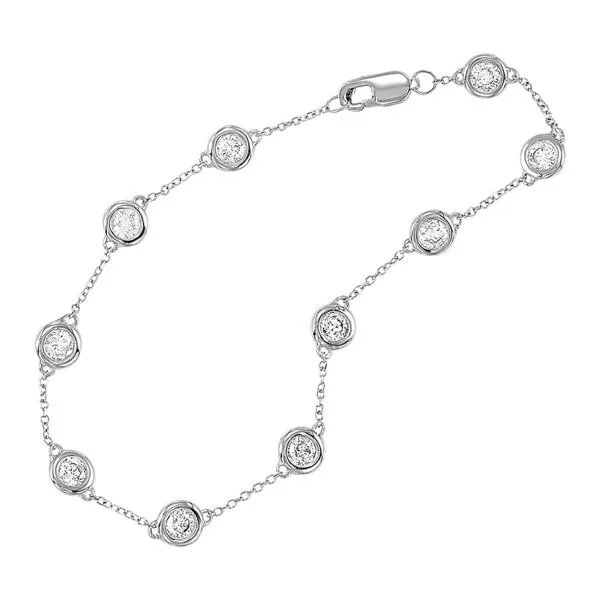 D. Geller Collection 14K 1ctw Diamonds by the Yard Bracelet D. Geller & Son Jewelers Atlanta, GA