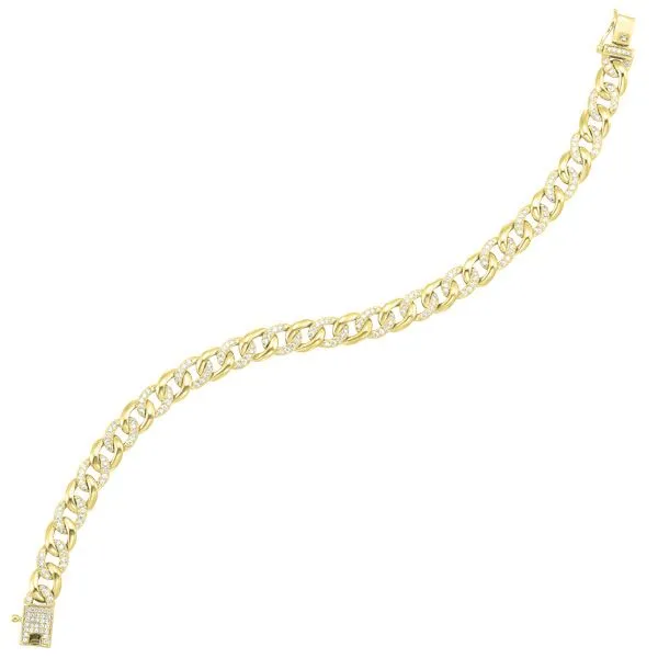 D. Geller Collection 14K Diamond Link Bracelet D. Geller & Son Jewelers Kennesaw, GA