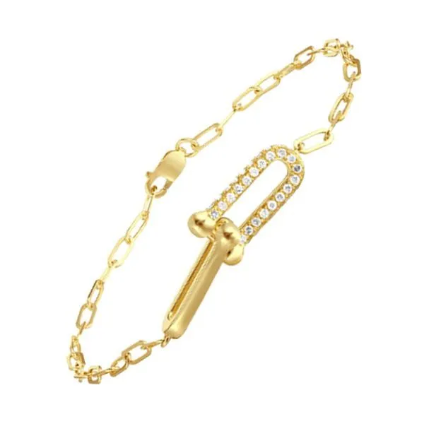 D. Geller Collection 14K Diamond Link Bracelet D. Geller & Son Jewelers Kennesaw, GA