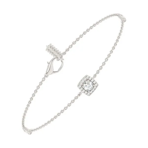 D. Geller Collection 14K Diamond Halo Bracelet D. Geller & Son Jewelers Kennesaw, GA