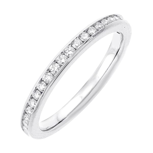D. Geller Collection 14K Diamond Half Eternity Band D. Geller & Son Jewelers Kennesaw, GA