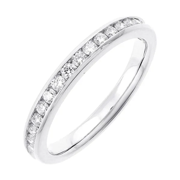 D. Geller Collection 14K Diamond Half Eternity Band D. Geller & Son Jewelers Kennesaw, GA