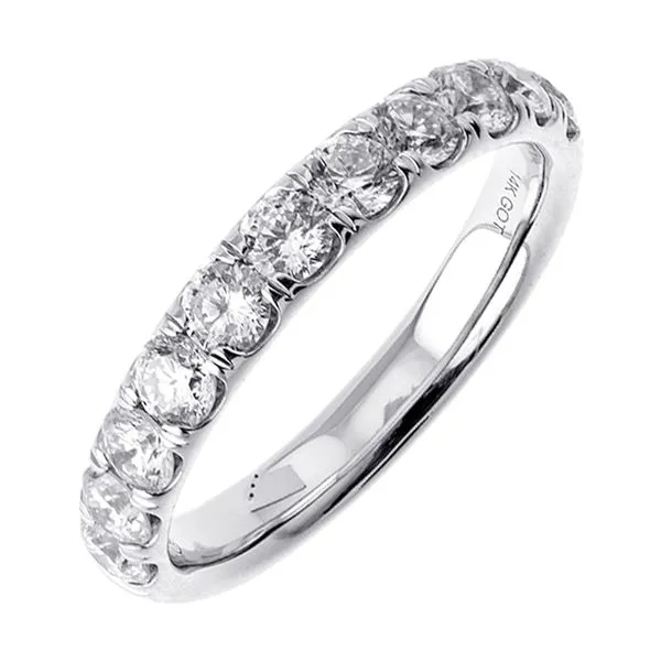 D. Geller Collection 14K Diamond Half Eternity Band D. Geller & Son Jewelers Kennesaw, GA
