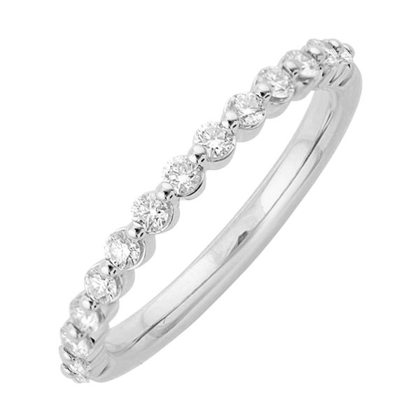D. Geller Collection 14K Diamond Half Eternity Band D. Geller & Son Jewelers Kennesaw, GA