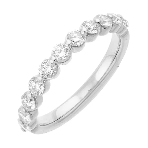 D. Geller Collection 14K Diamond Half Eternity Band D. Geller & Son Jewelers Kennesaw, GA