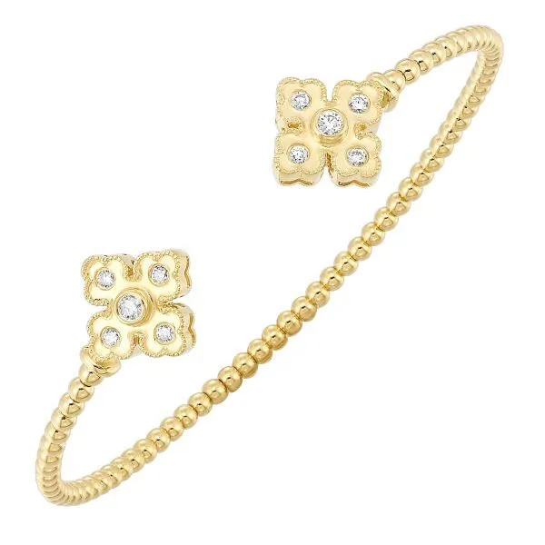 D. Geller Collection 14K Diamond Flexible Bangle Bracelet D. Geller & Son Jewelers Atlanta, GA