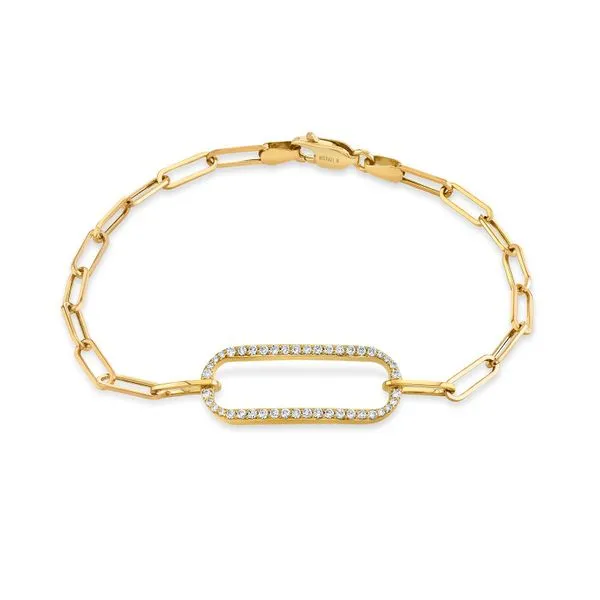 Michael M 14K Diamond Link Bracelet D. Geller & Son Jewelers Atlanta, GA
