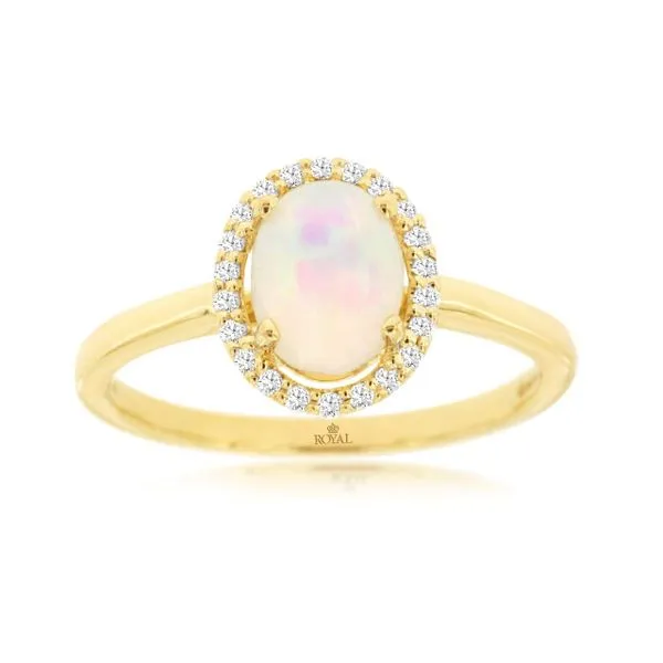 D. Geller Collection 14K Diamond and Opal Ring D. Geller & Son Jewelers Kennesaw, GA