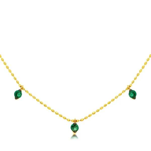 D. Geller Collection 14K Emerald Necklace D. Geller & Son Jewelers Kennesaw, GA
