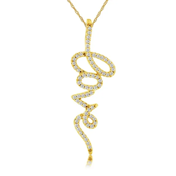 D. Geller Collection 14K Diamond Love Necklace D. Geller & Son Jewelers Atlanta, GA