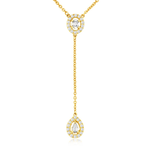 D. Geller Collection 14K Diamond Drop Necklace D. Geller & Son Jewelers Kennesaw, GA
