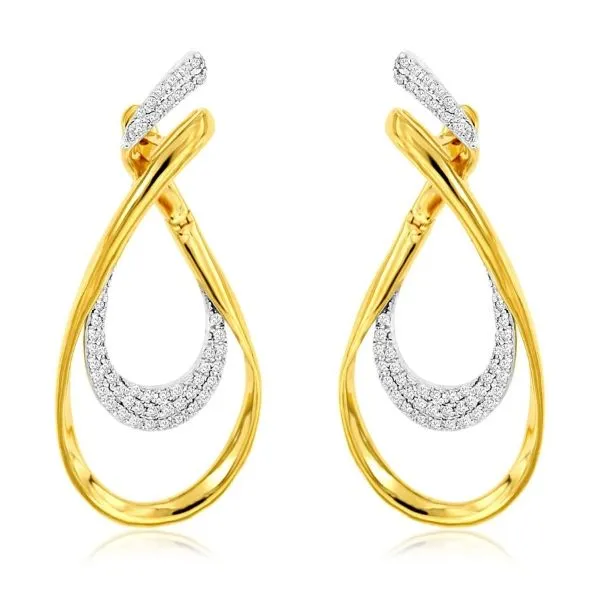 D. Geller Collection 14K Diamond Teardop Earrings D. Geller & Son Jewelers Kennesaw, GA