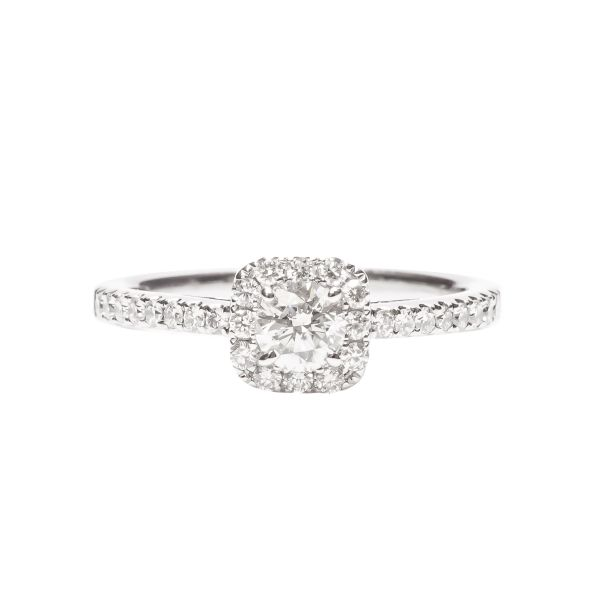D. Geller Collection 14K Diamond Halo Engagement Ring D. Geller & Son Jewelers Atlanta, GA
