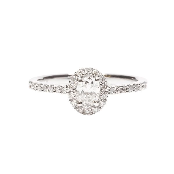 D. Geller Collection 14K Diamond Halo Engagement Ring D. Geller & Son Jewelers Atlanta, GA