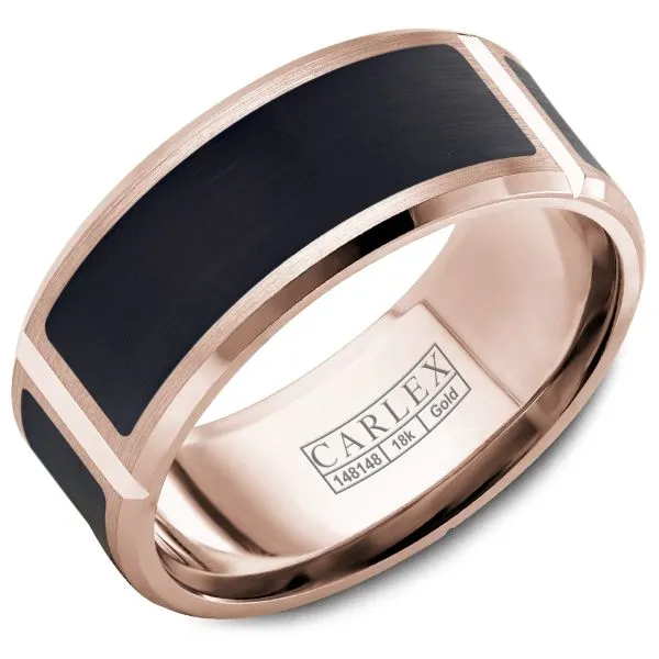 Carlex 14K and Enamel Gents Band D. Geller & Son Jewelers Kennesaw, GA