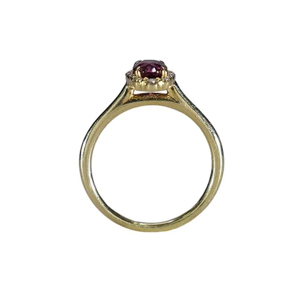 D. Geller Collection 14K Diamond and Rhodolite Garnet Ring Image 2 D. Geller & Son Jewelers Atlanta, GA