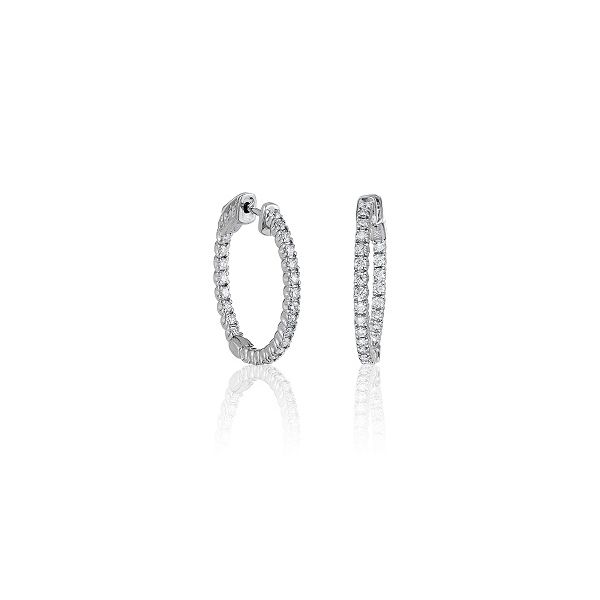D. Geller Collection 14K Diamond Hoops D. Geller & Son Jewelers Kennesaw, GA