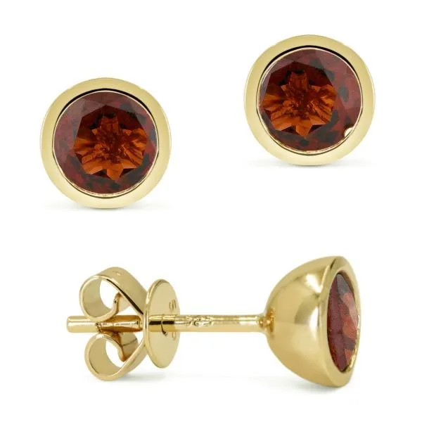 D. Geller Collection 14K Garnet Stud Earrings D. Geller & Son Jewelers Kennesaw, GA