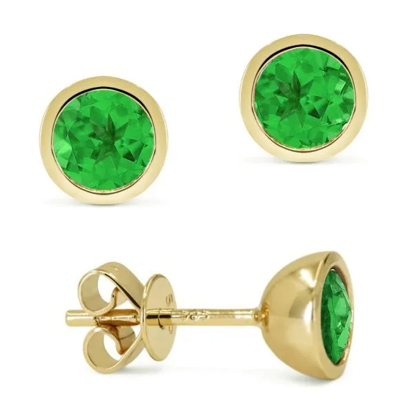 D. Geller Collection 14K Emerald Stud Earrings D. Geller & Son Jewelers Kennesaw, GA