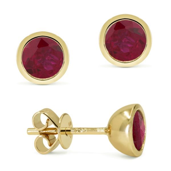 D. Geller Collection 14K Ruby Stud Earrings D. Geller & Son Jewelers Kennesaw, GA