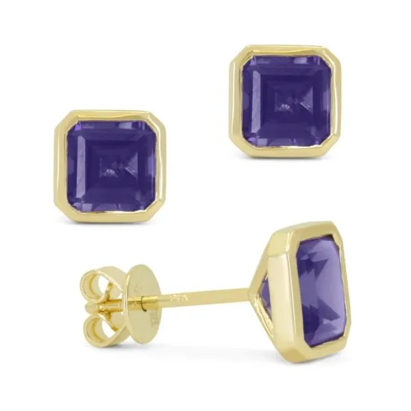 D. Geller Collection 14K Alexandrite Stud Earrings D. Geller & Son Jewelers Kennesaw, GA