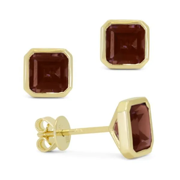 D. Geller Collection 14K Garnet Stud Earrings D. Geller & Son Jewelers Kennesaw, GA