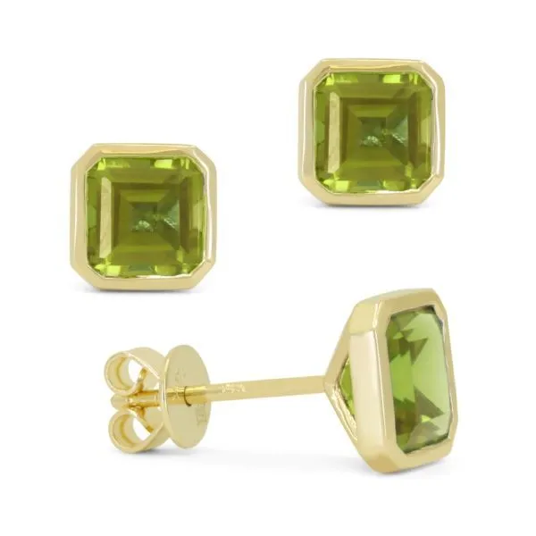 D. Geller Collection 14K Peridot Stud Earrings D. Geller & Son Jewelers Kennesaw, GA
