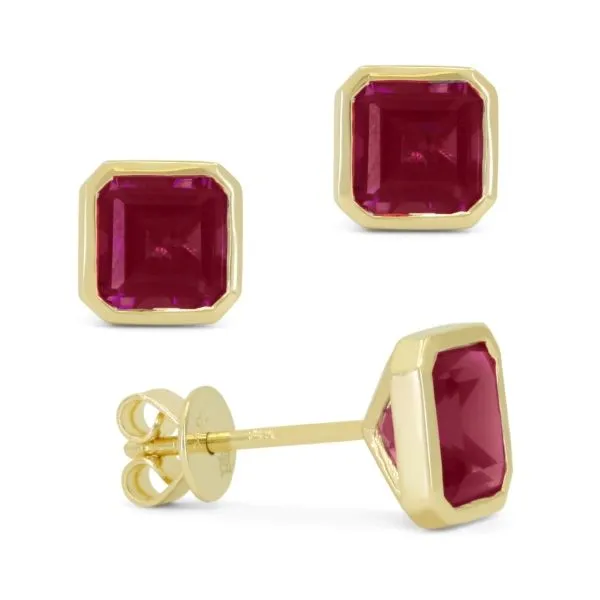 D. Geller Collection 14K Ruby Stud Earrings D. Geller & Son Jewelers Kennesaw, GA