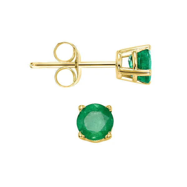 D. Geller Collection 14K Emerald Stud Earrings D. Geller & Son Jewelers Kennesaw, GA