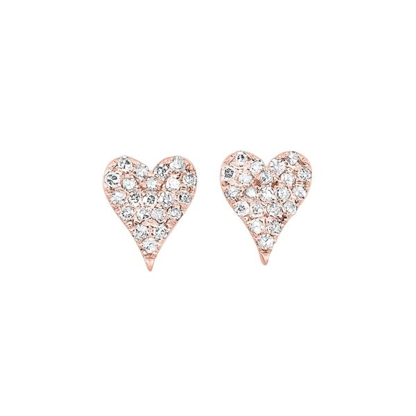 D. Geller Collection 10K Diamond Heart Earrings D. Geller & Son Jewelers Atlanta, GA