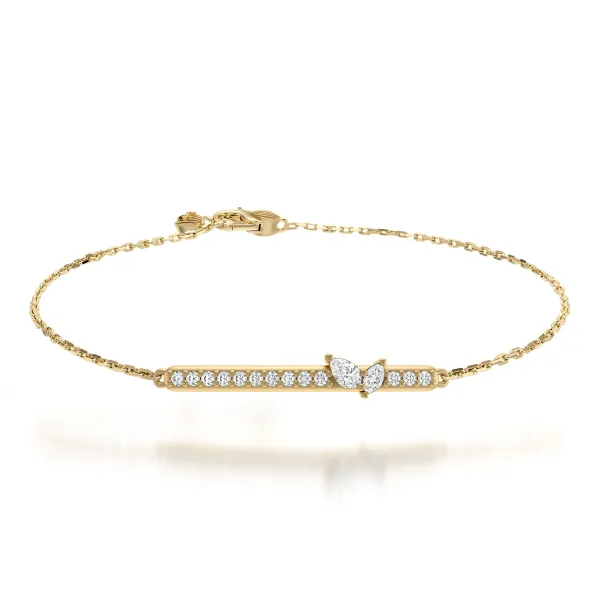 Noam Carver 14K Diamond Bar Bracelet D. Geller & Son Jewelers Kennesaw, GA