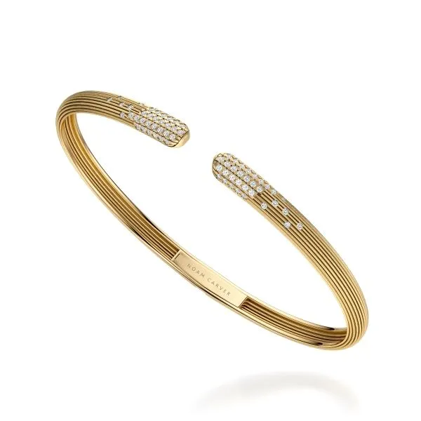 Noam Carver 14K Diamond Cuff Bracelet D. Geller & Son Jewelers Kennesaw, GA