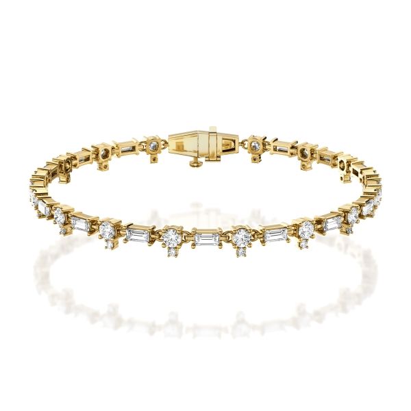 Noam Carver 14K Lab Grown Diamond Bracelet D. Geller & Son Jewelers Kennesaw, GA