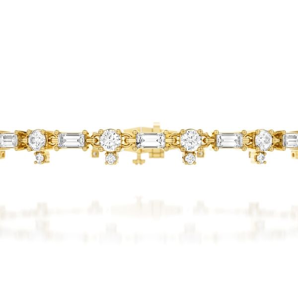 Noam Carver 14K Lab Grown Diamond Bracelet Image 2 D. Geller & Son Jewelers Kennesaw, GA