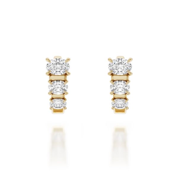 Noam Carver 14K Lab Grown Diamond Fashion Earrings D. Geller & Son Jewelers Kennesaw, GA