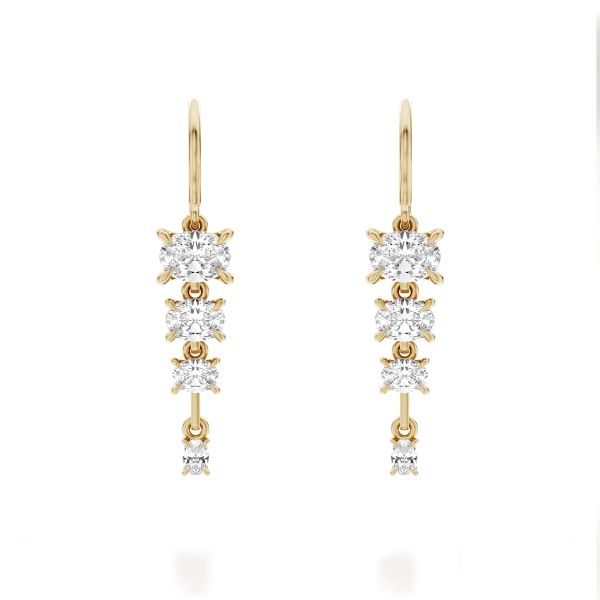 Noam Carver 14K Lab Grown Diamond Fashion Earrings D. Geller & Son Jewelers Kennesaw, GA