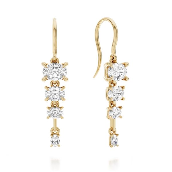 Noam Carver 14K Lab Grown Diamond Fashion Earrings Image 2 D. Geller & Son Jewelers Kennesaw, GA