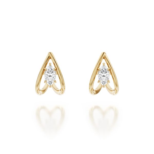 Noam Carver 14K Lab Grown Diamond Fashion Earrings D. Geller & Son Jewelers Kennesaw, GA