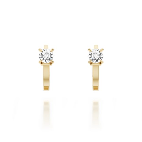 Noam Carver 14K Lab Grown Diamond Fashion Earrings D. Geller & Son Jewelers Kennesaw, GA