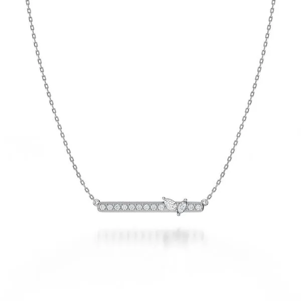 Noam Carver 14K Diamond Bar Necklace D. Geller & Son Jewelers Atlanta, GA