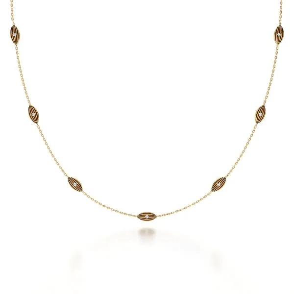 Noam Carver 14K Diamond Stationary Necklace D. Geller & Son Jewelers Kennesaw, GA