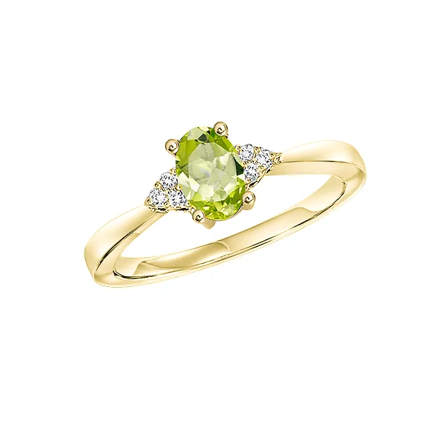 D. Geller Collection 10K Diamond and Peridot Ring D. Geller & Son Jewelers Kennesaw, GA