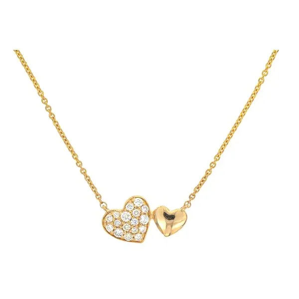 D. Geller Collection 14K Diamond Heart Necklace D. Geller & Son Jewelers Kennesaw, GA