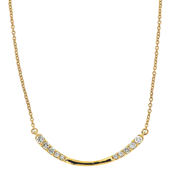 D. Geller Collection 14K Diamond Smile Necklace D. Geller & Son Jewelers Kennesaw, GA