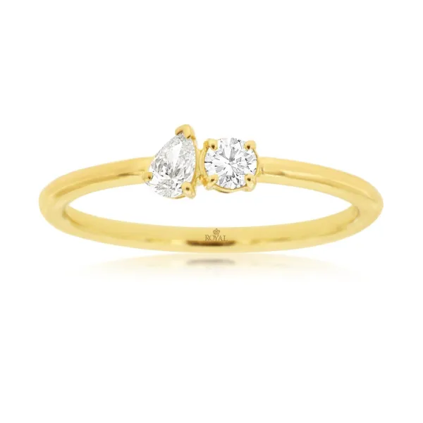 D. Geller Collection 14K Diamond Toi Et Moi Ring D. Geller & Son Jewelers Kennesaw, GA