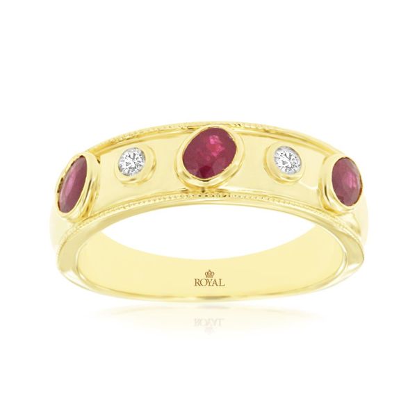 D. Geller Collection 14K Diamond and Ruby Fashion Ring D. Geller & Son Jewelers Kennesaw, GA